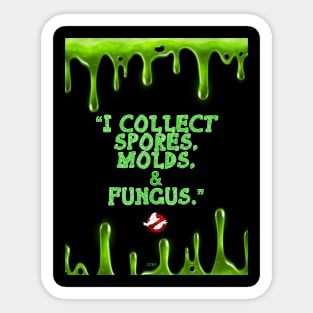 Spores, molds and fungus Sticker